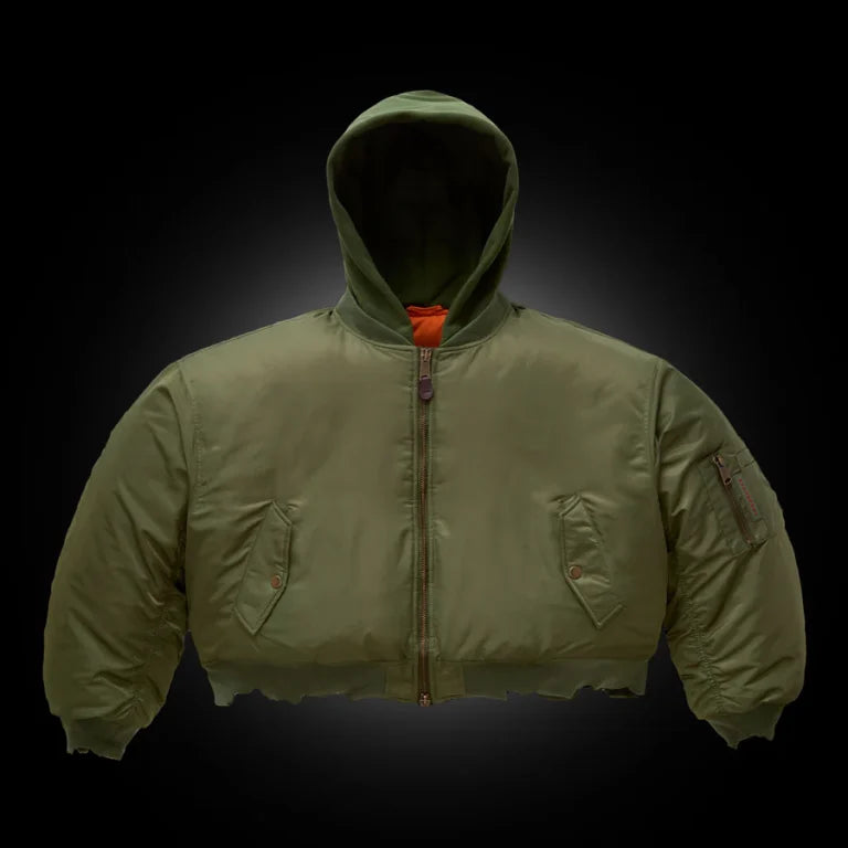 Vintage GV Gallery Bomber – Army Edition Classic Streetwear Fit