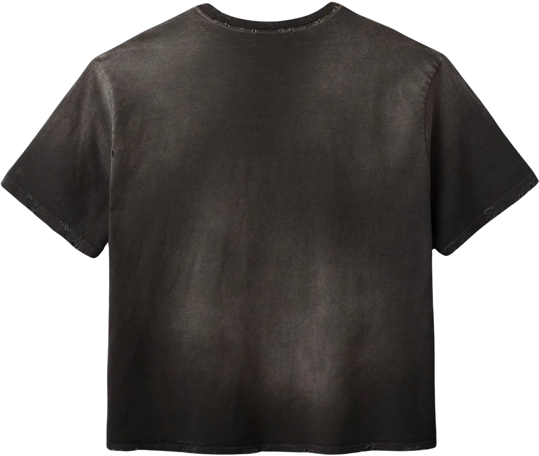 Code 77 Black Graphic Tee – Vintage Raspberry Hills Urban Style