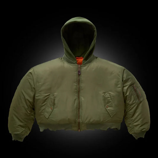 Vintage GV Gallery Bomber – Army Edition Classic Streetwear Fit