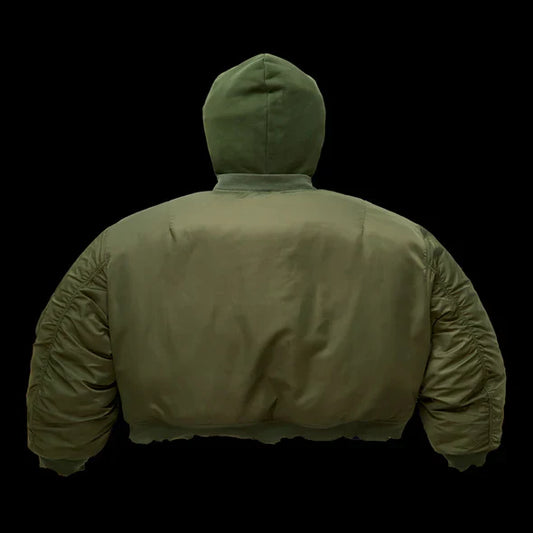 Vintage GV Gallery Bomber – Army Edition Classic Streetwear Fit