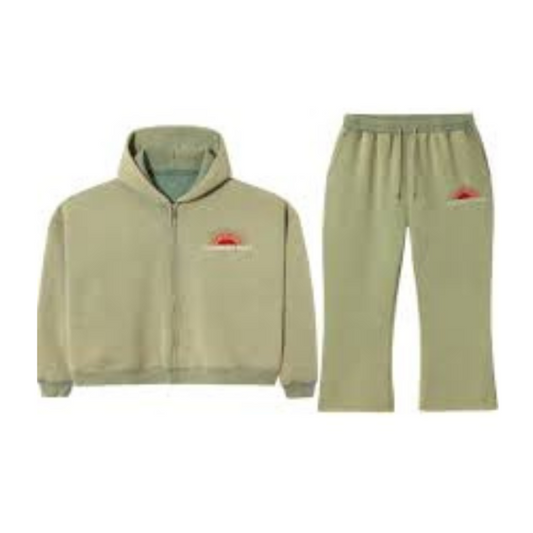 Raspberry Hills ‘Casamigos’ Olive Tracksuit