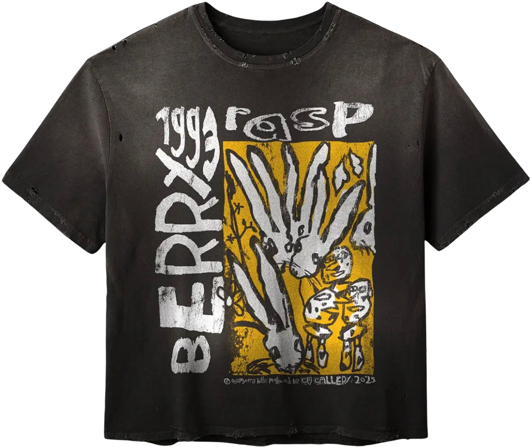 Code 77 Black Graphic Tee – Vintage Raspberry Hills Urban Style