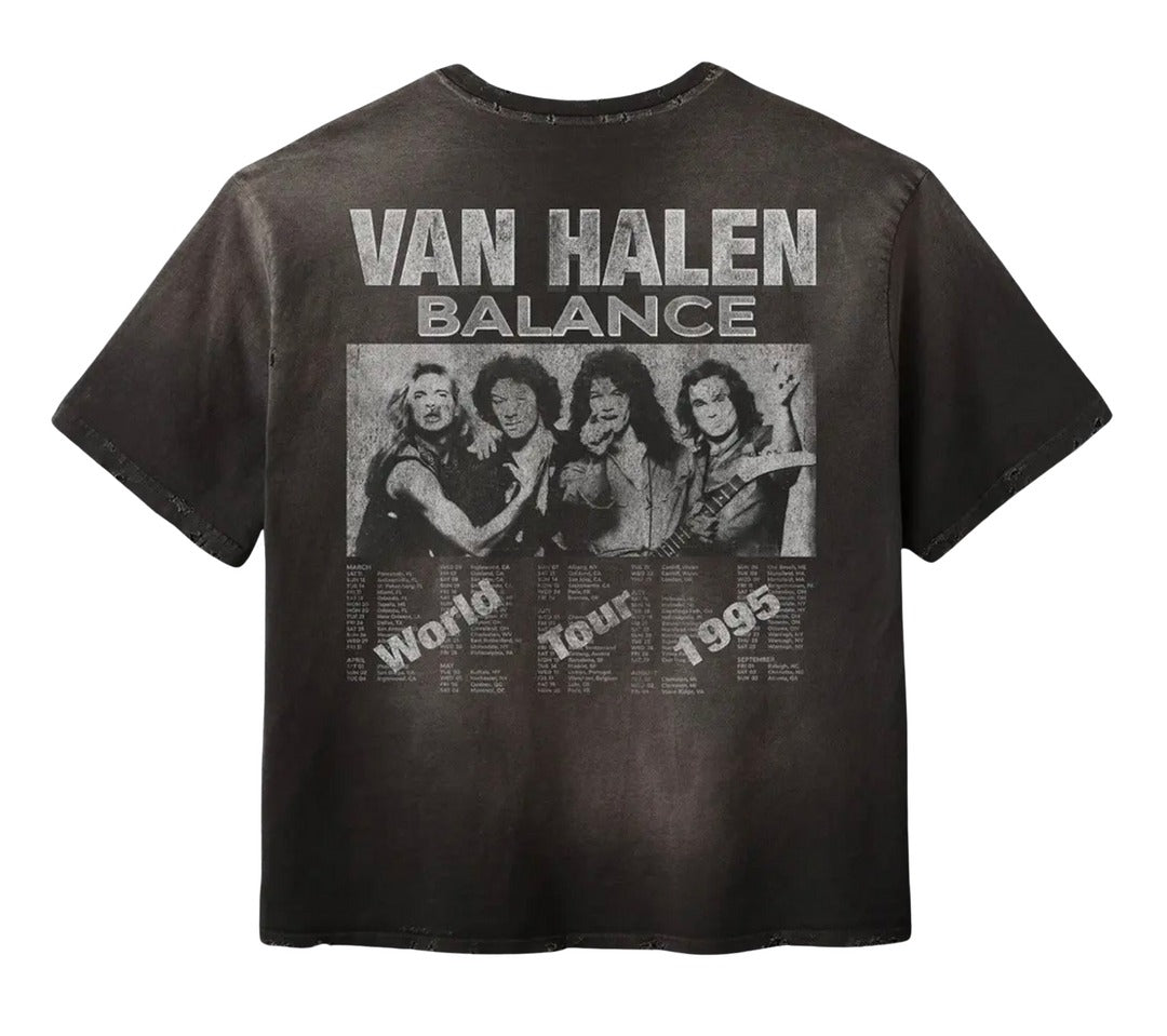 Van Halen Balance Tee – Vintage Gallery Raspberry Hills Black Edition