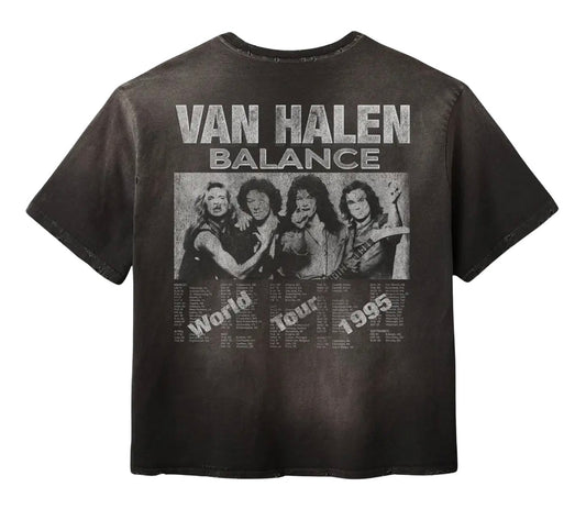 Van Halen Balance Tee – Vintage Gallery Raspberry Hills Black Edition