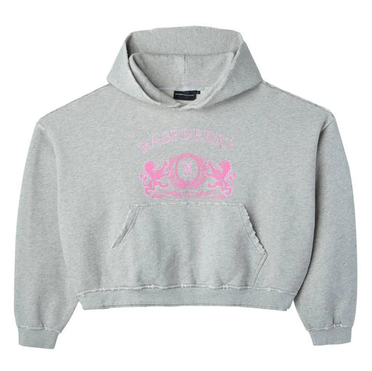 Raspberry Crest Hoodie – Vintage Gallery Raspberry Hills Oversized Fit