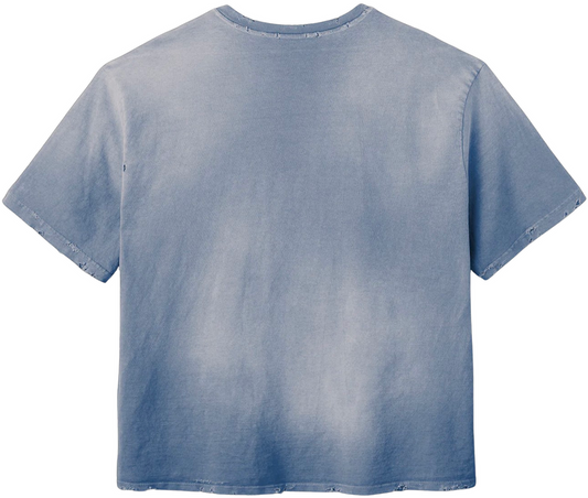 Raspberry Hills 'Distressed Blank' Blue Tee