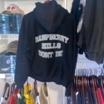 Raspberry Hills Men's Black And Grey Hoodie