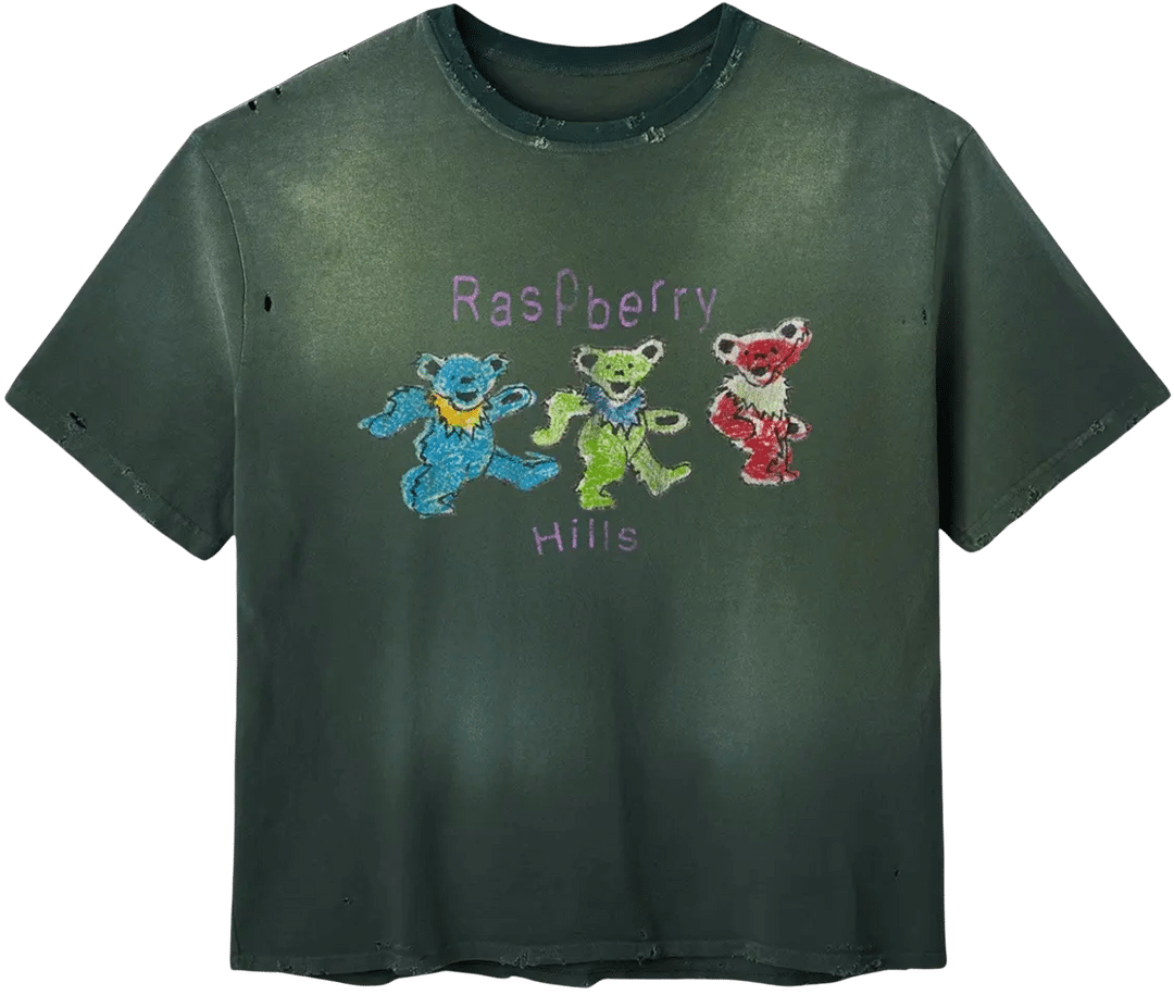download-2025-04-21T223818.798-1.png Raspberry Hills Grateful Berry Green Tee - Image 1