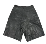 Raspberry Hills 'Black' Leather Shorts - Image 2