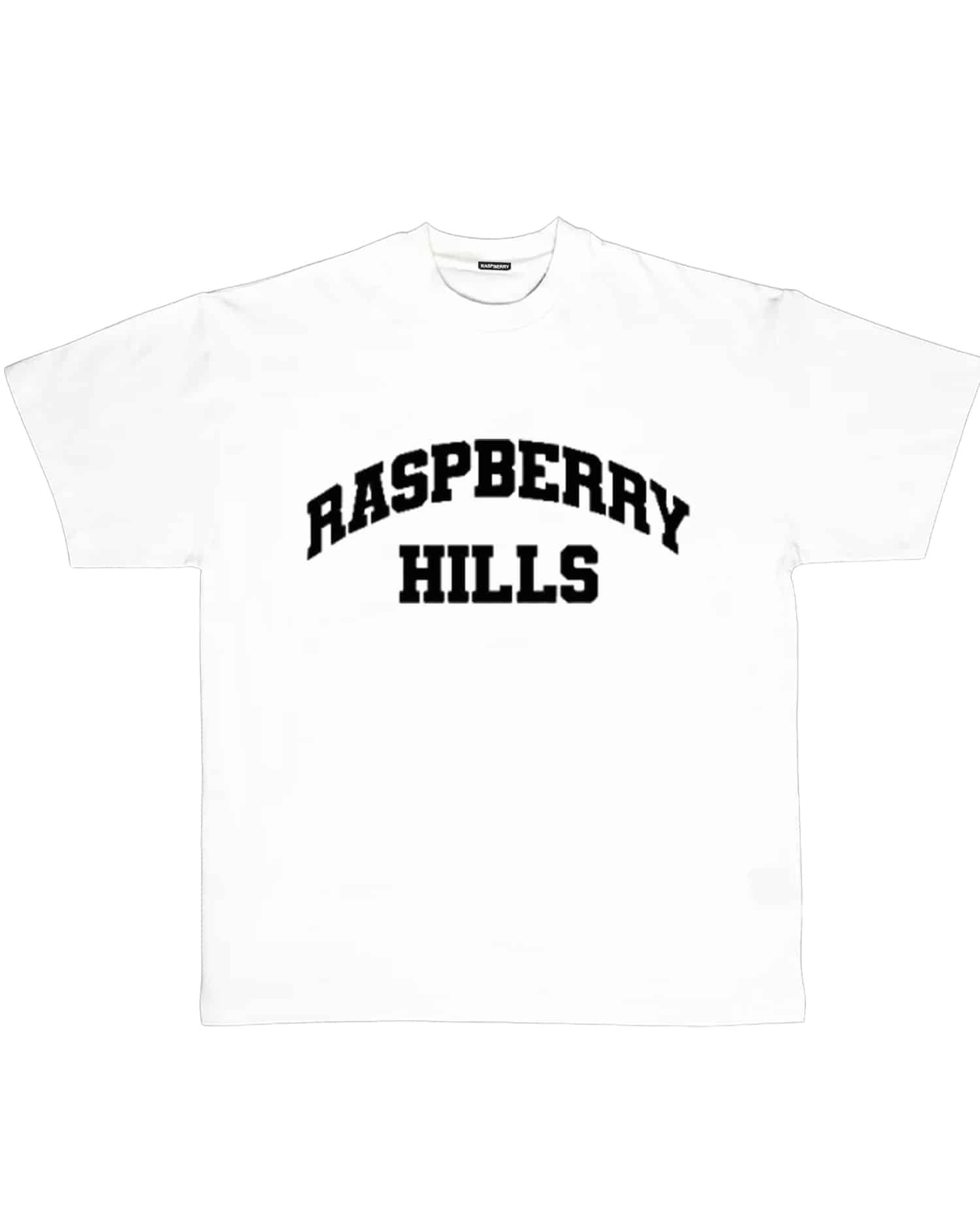 whitepngshirt.jpg Raspberry Hills Black Logo Classic Shirt - Image 1
